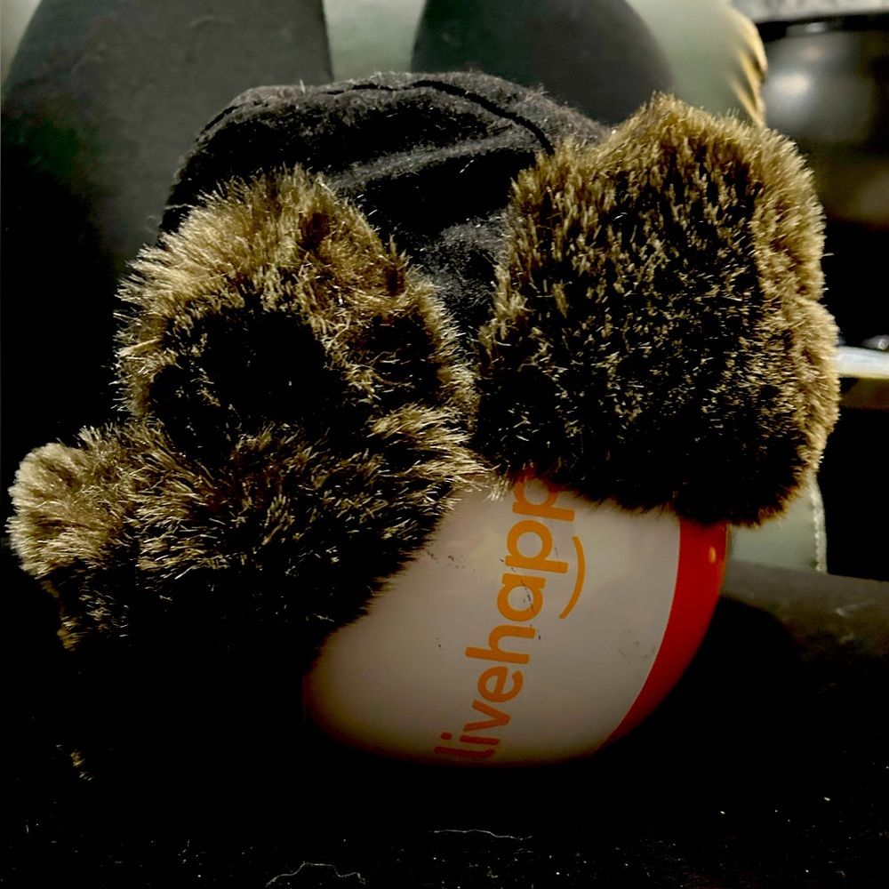 Men’s Wilson’s Leather Gray Faux Fur Trapper Hat- OSFM